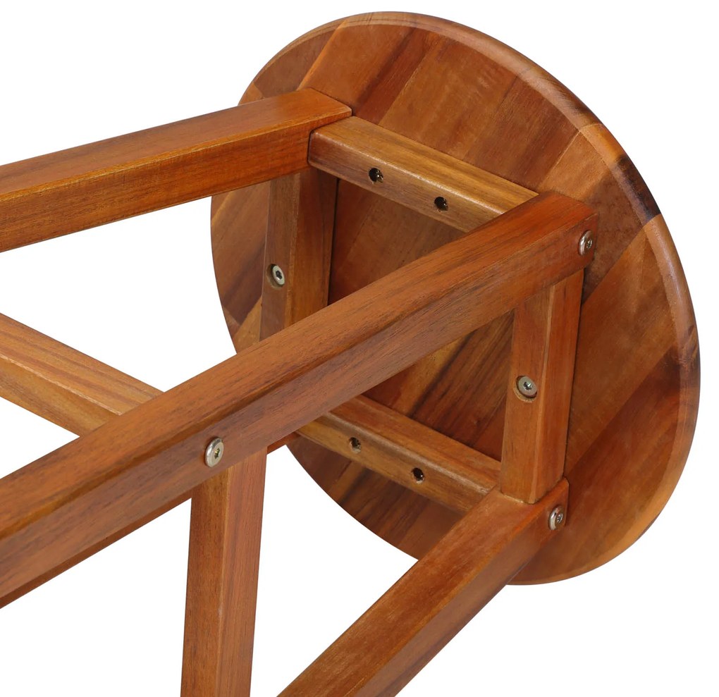 Casaria OSLO bárszék, 2 db, 34x76cm, természetes barna