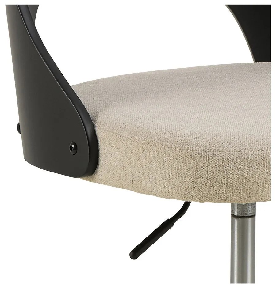 Fekete-bézs irodai szék Lucy – Actona