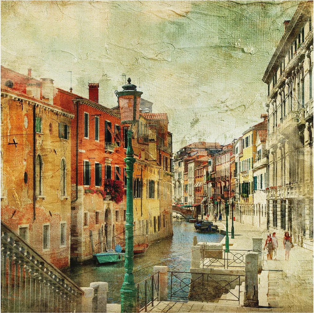 Fotótapéta Flizelin a ház szobájába 3D Városi impresszió 250x250 Ragasztó