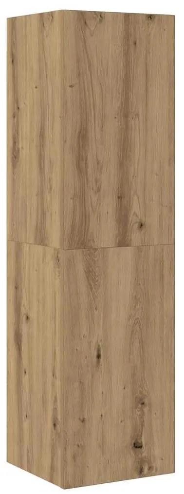 TV Szekrény Szett 4 pcs kézműves tölgy 200 x 30 x 30 cm Faanyag