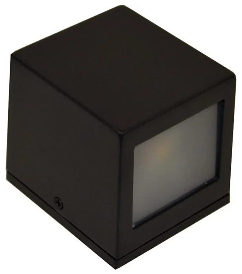 LED Kültéri fali lámpa 2xLED/5W/230V 4000K IP54 fekete