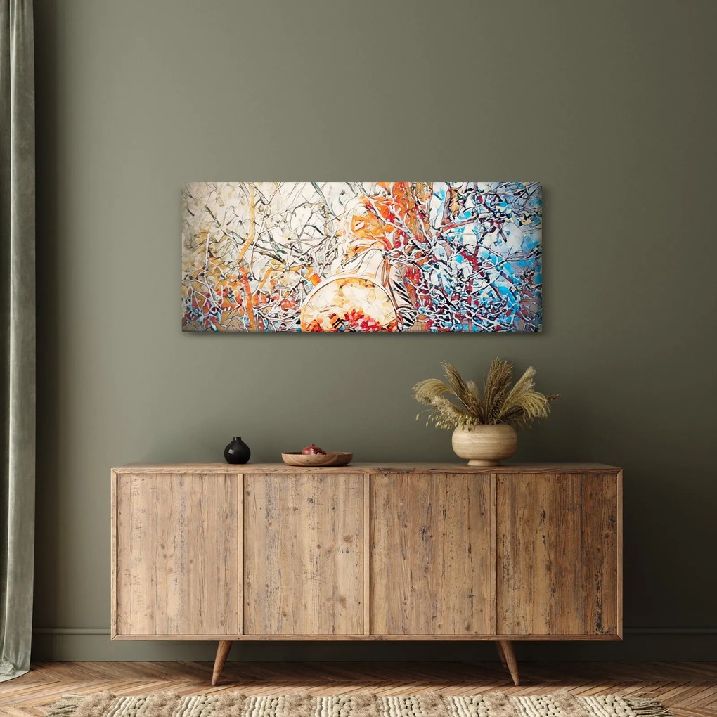 Kép - Mozaik absztrakció (120x50 cm)