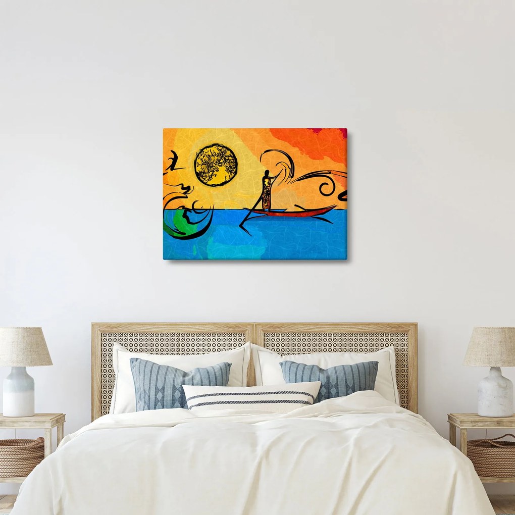 Egy ősi festmény képe (70x50 cm)