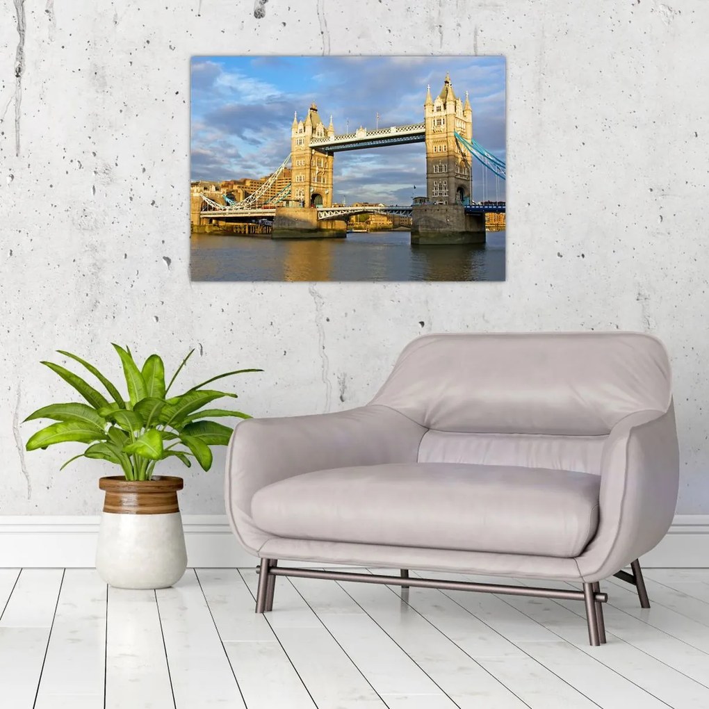 Üveg kép - Tower Bridge (70x50 cm)