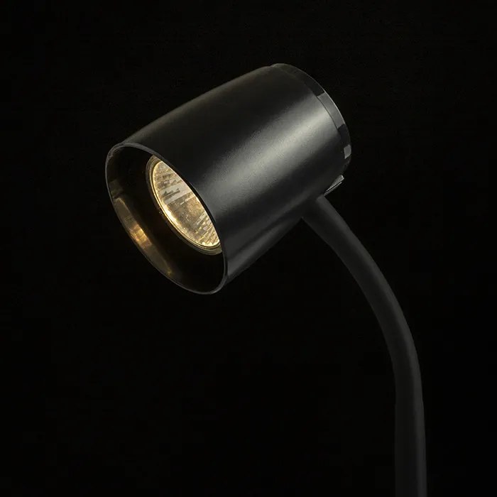 RENDL JOLI asztali lámpa fekete 230V LED GU10 10W