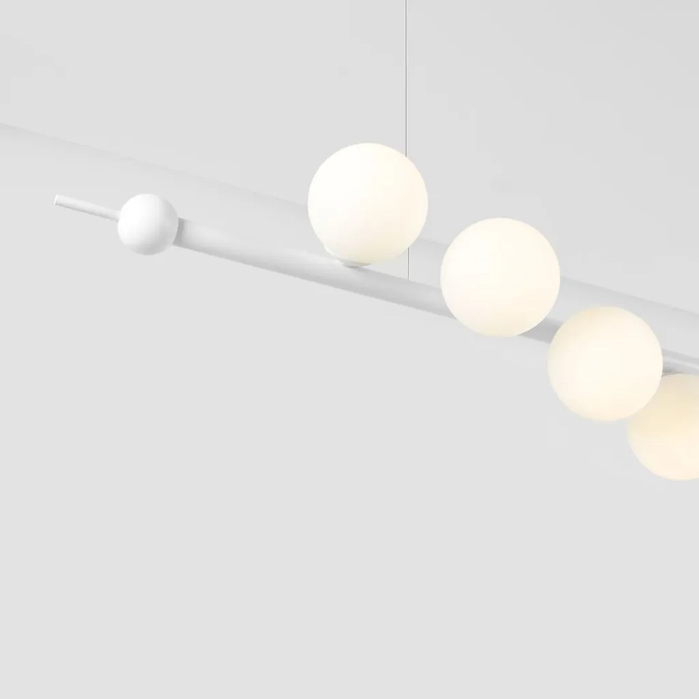 ALDEX 1115T WAVE Modern Függesztett Lámpa Fehér E14 IP20