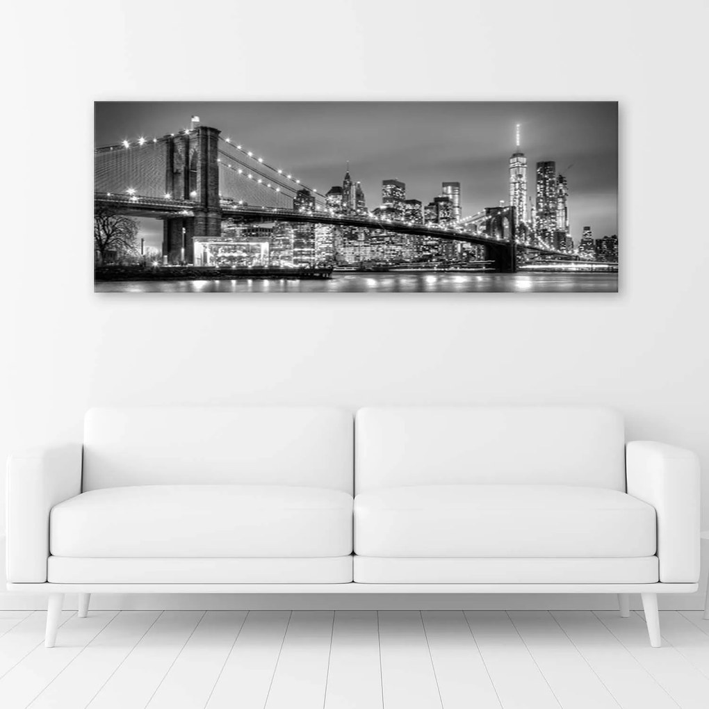 Gario Vászonkép Brooklyn híd Méret: 120 x 40 cm
