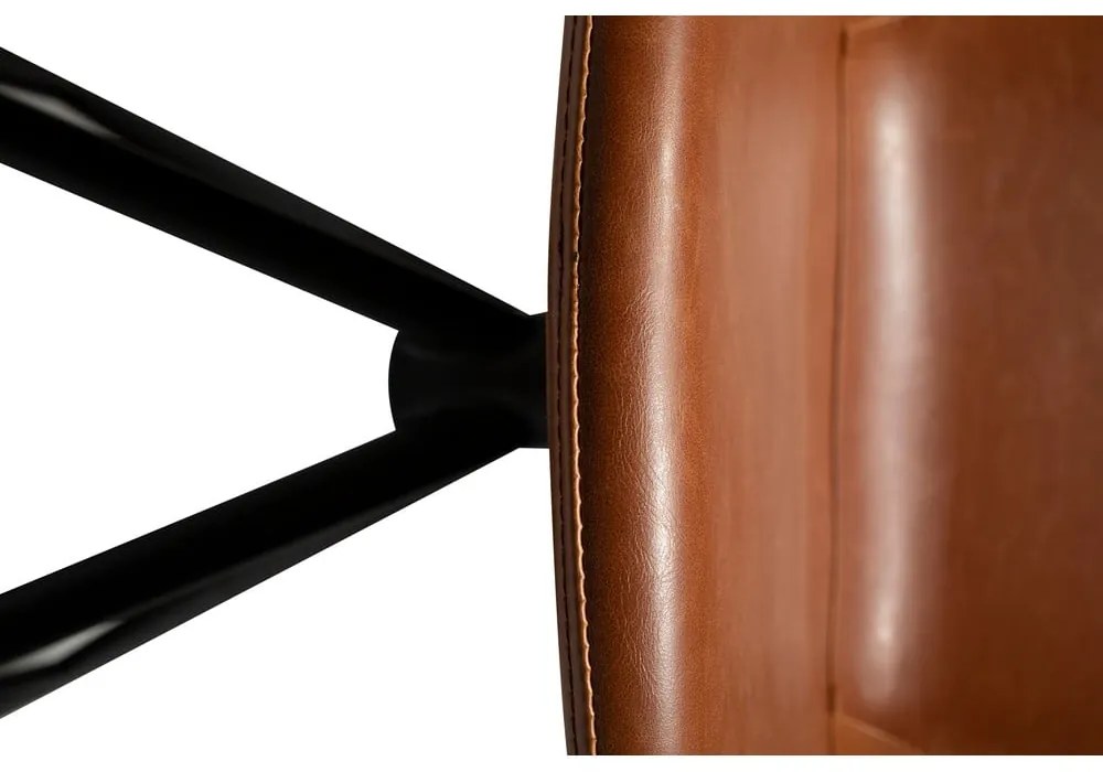Gaia konyakbarna műbőr bárszék, magasság 87 cm - DAN–FORM Denmark