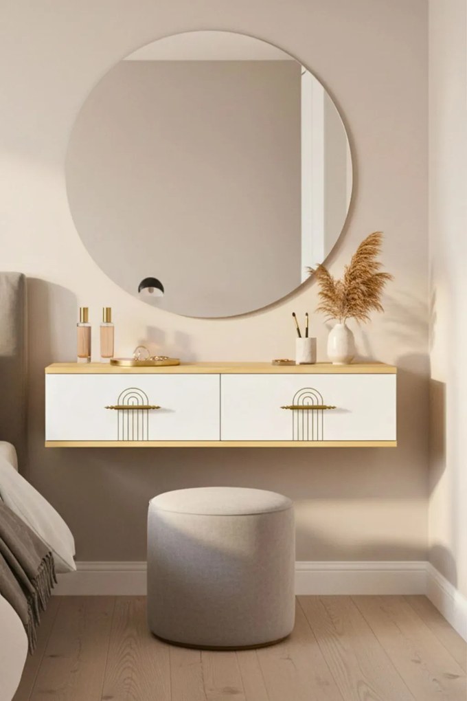 Ida 120 - Sapphire Oak, White