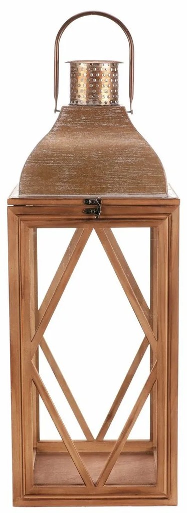 Gineta fa lámpás szett 3 db, barna