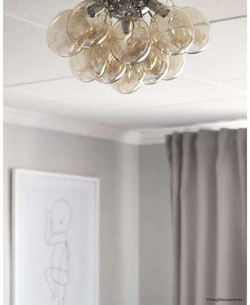 ByRydens 4200660-5503 - Mennyezeti lámpa GRANDE 3xG9/4W/230V füstös/barna