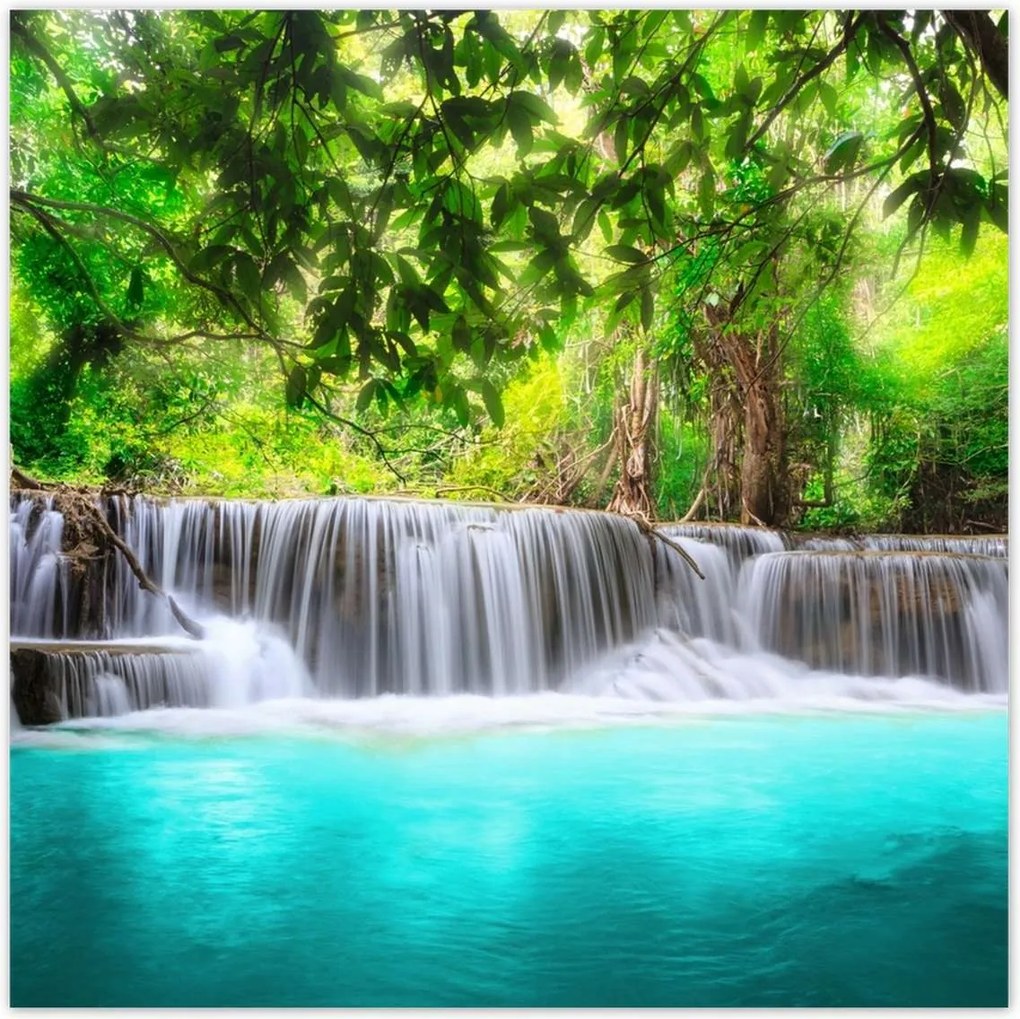 Poszterek 100x100 Vízesés Ázsiában