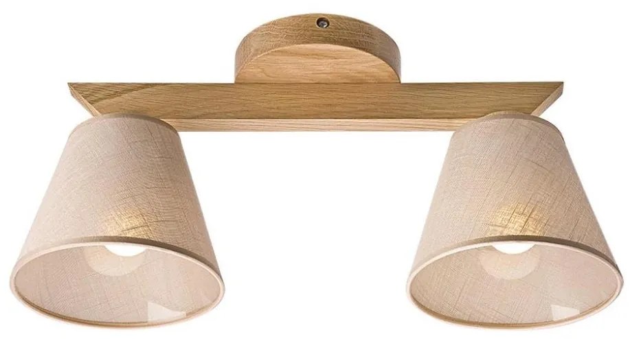 Fali lámpa ANTONIO 2xE14/40W/230V tölgy