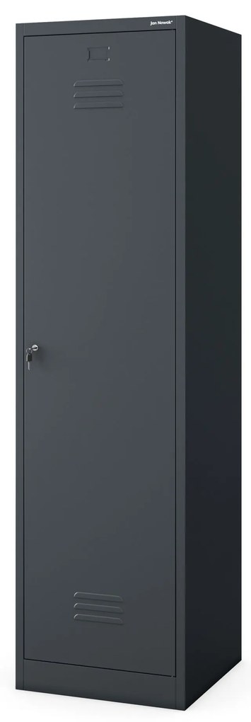 AGNES fém takarítószekrény, 500 x 1850 x 500 mm, antracit