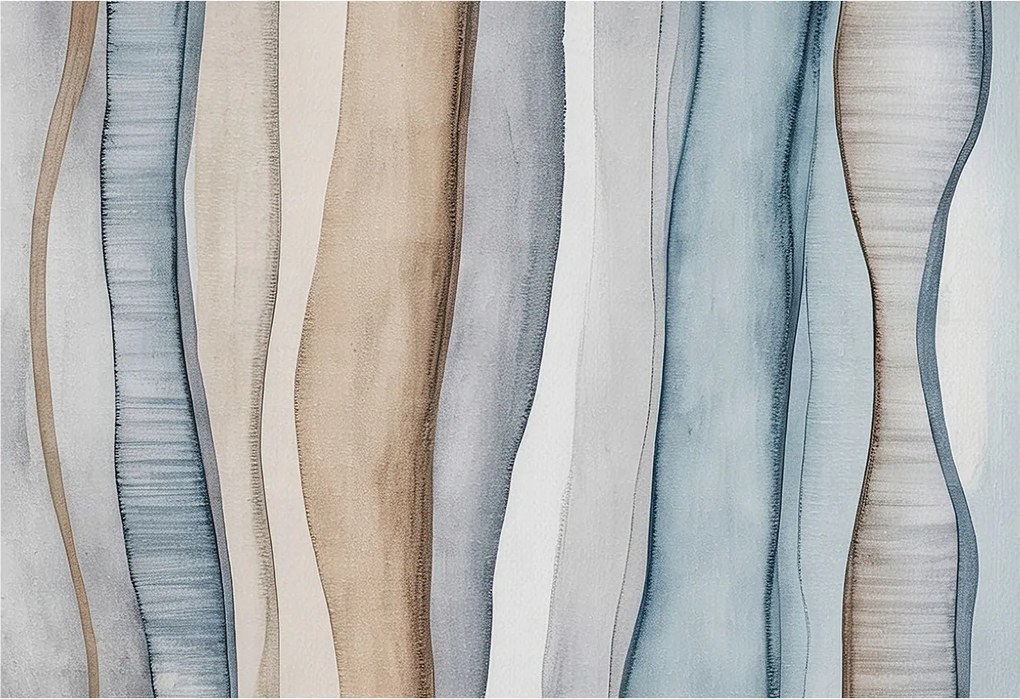 Fotótapéta Flizelin Hálószoba Nappali Absztrakt csíkok 152x104 Ragasztó