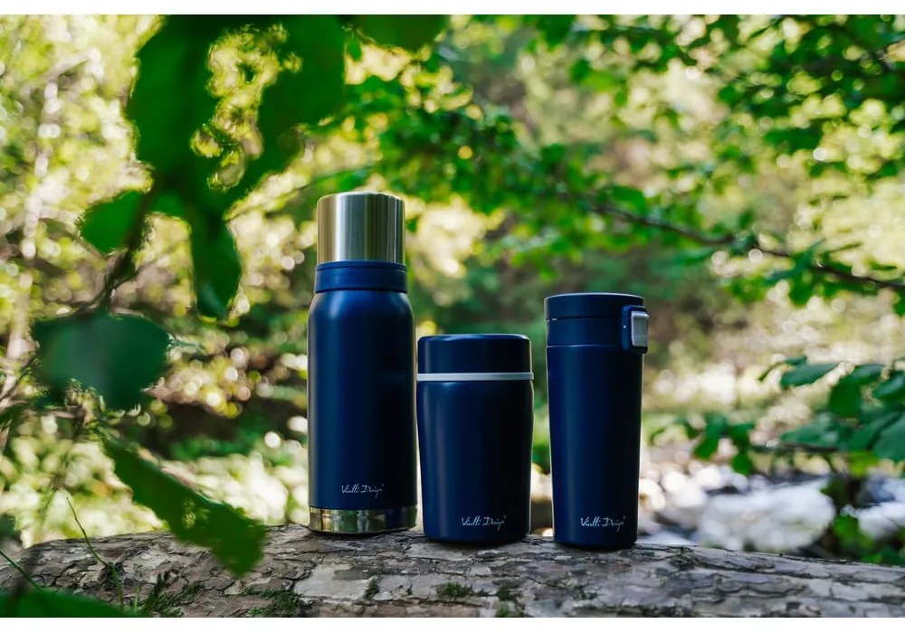 Fuori sötétkék thermo utazóbögre, 400 ml - Vialli Design