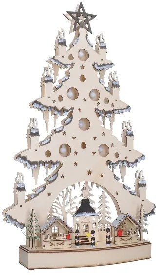 Solight 1v282 - LED karácsonyi dekoráció LED/2xAA/meleg fehér fa