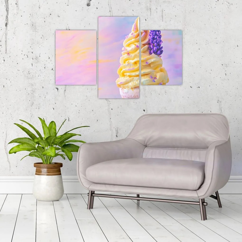 Kép - Levendulás fagylalt (90x60 cm)
