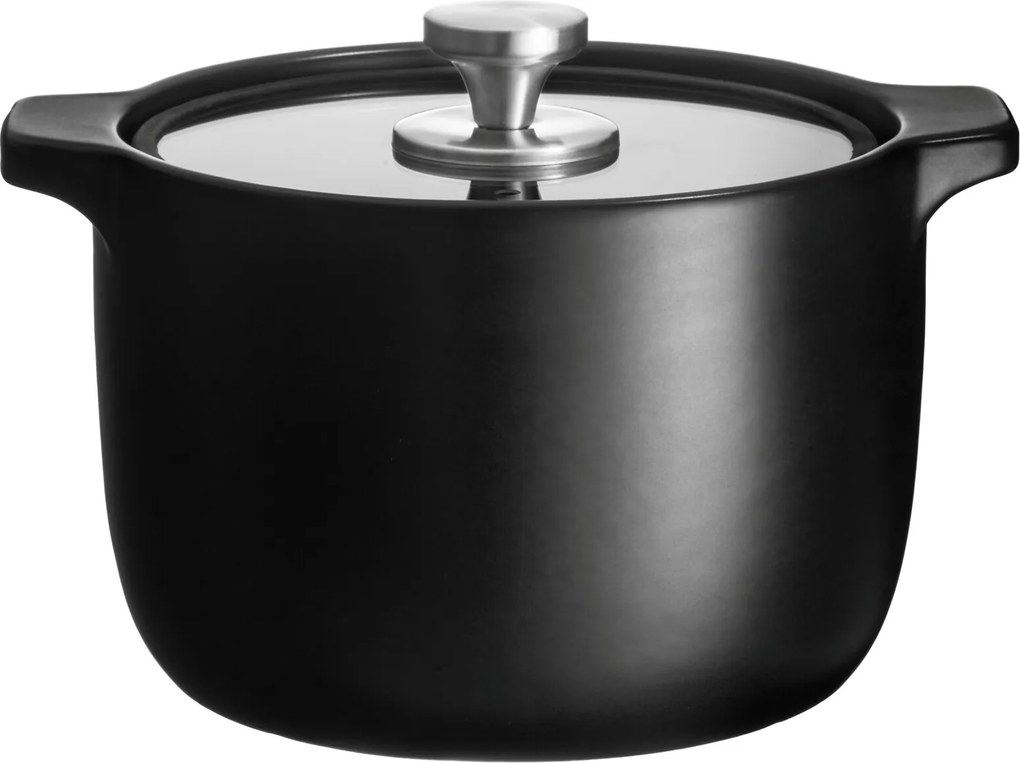 Kerámia Sütőedény Üveg Fedővel A Sütőhöz Ø 20 cm