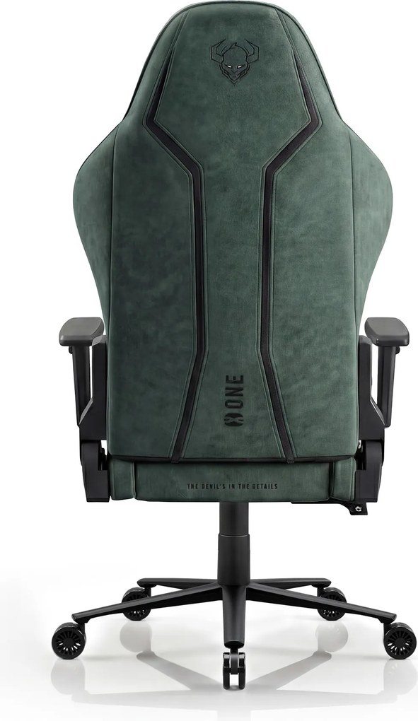 Gamer szék szövet Normal Size, fekete-zöld: Diablo X-One 2.0 Forest Green