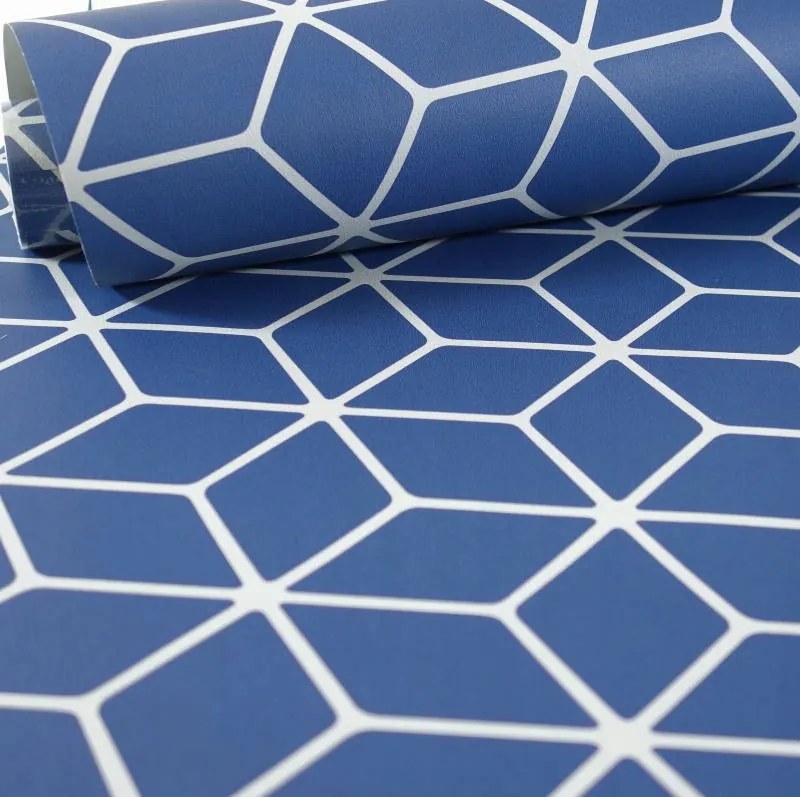 Geometrikus Sötétkék tapéta Euroline 279480 Papír Kiárusítás!!!