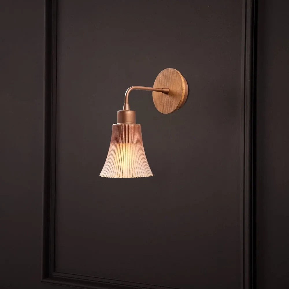 Rézszínű fali lámpa ø 13 cm Foca – Opviq lights