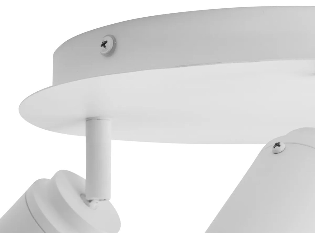 Modern fürdőszobai spotlámpa fehér 3-lámpás IP44 - Ducha