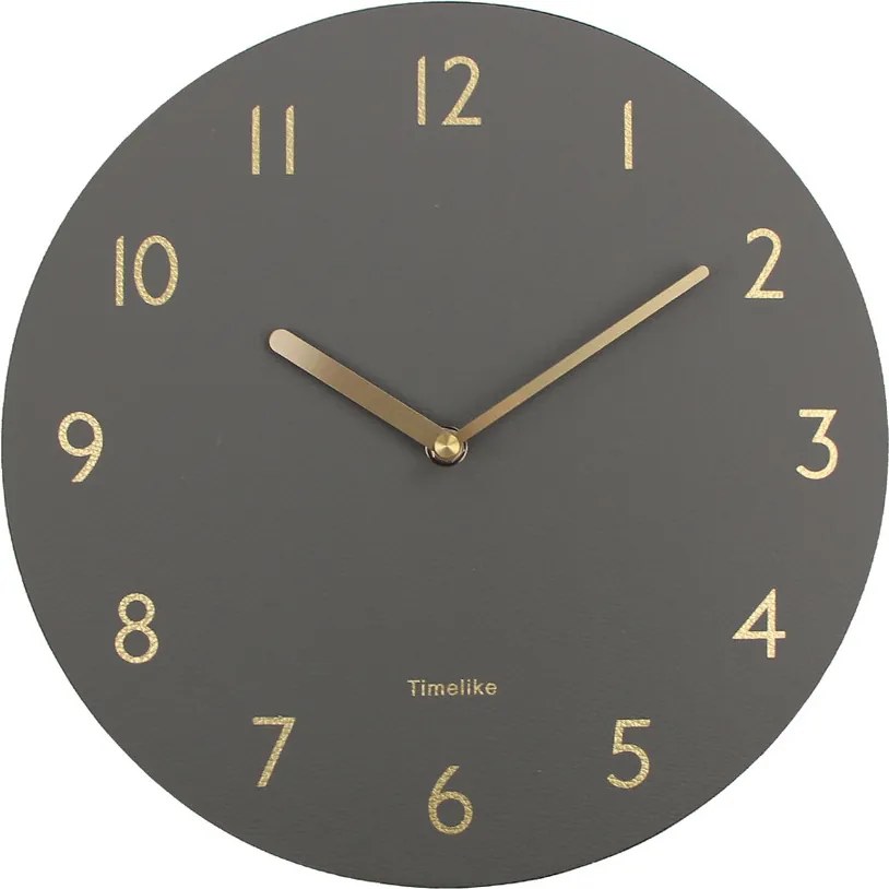 Prémium Modern Bőr Falióra 30 cm