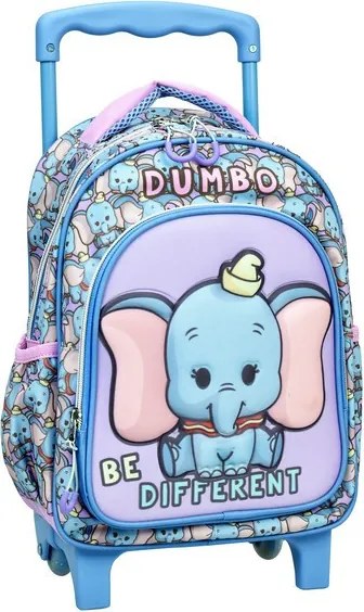 Disney Dumbo Be Different gurulós ovis hátizsák, táska 30 cm