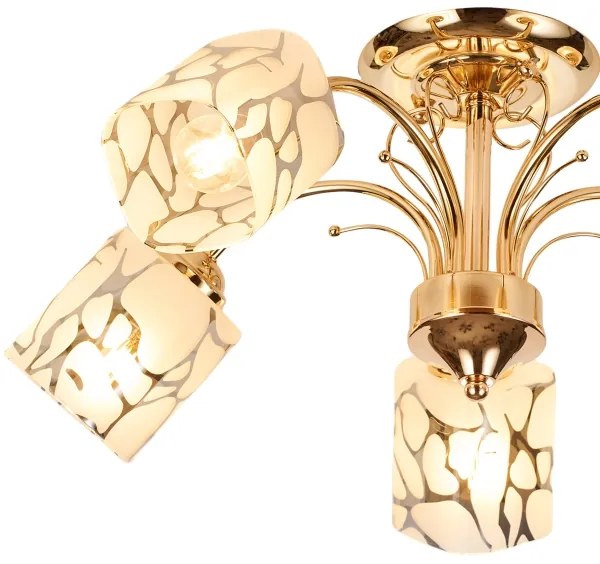 Brilagi - Felületre szerelhető csillár MEGAPOLIS 5xE14/60W/230V arany