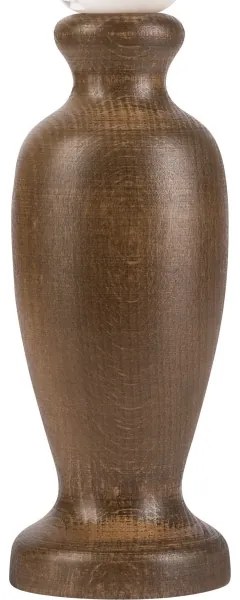 Asztali lámpa AMFORA 1xE27/60W/230V sötét barna/bükkfa