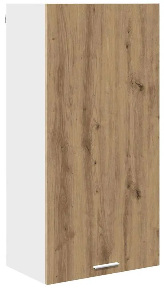 Függő szekrény Riga Artisan tölgy és fehér 50 x 31 x 100 cm
