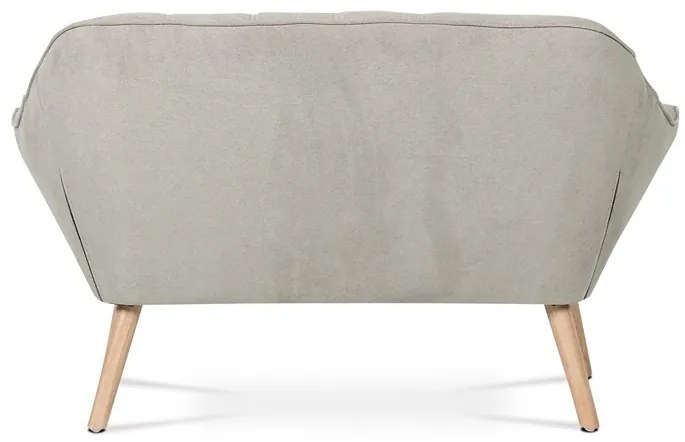 Kétszemélyes Kanapé, Ezüst Szövet. AK-322 SIL2