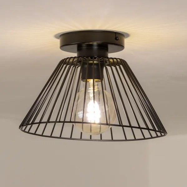 Brilagi - CERIA WIRE LED felületre szerelhető csillár 1xE27/40W/230V, átm. 21 cm, fekete