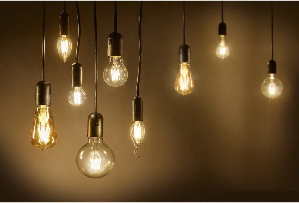 Meleg fehér izzó E14, 4 W Windstorkerze – Trio