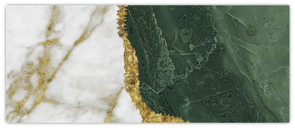 Kép - Zöld márvány N⁰3 (120x50 cm)