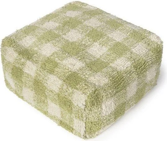 Zöld gyerek babzsákfotel Vichy – Lorena Canals