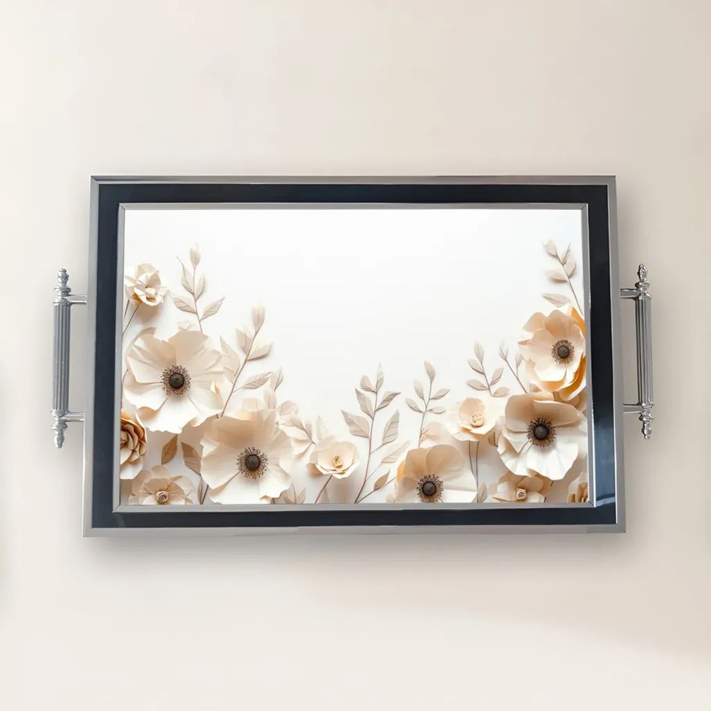 Üveg tálca, 38×24 cm – TPG9909