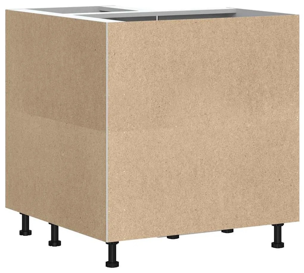 vidaXL Porto barna tölgy színű szerelt fa Konyha sarokszekrény