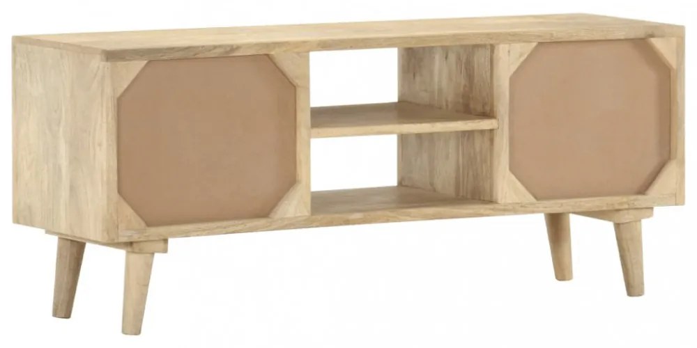 tömör mangófa TV-szekrény 110 x 30 x 45 cm