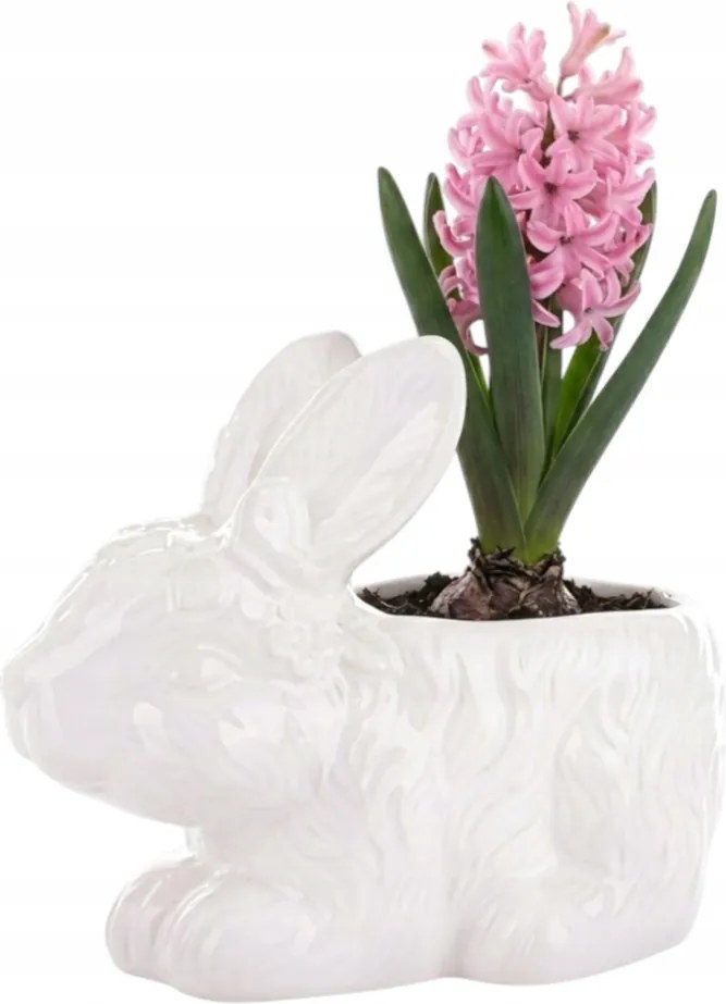 Virágtartó 12 CM Nyuszi Húsvéti Kerámia