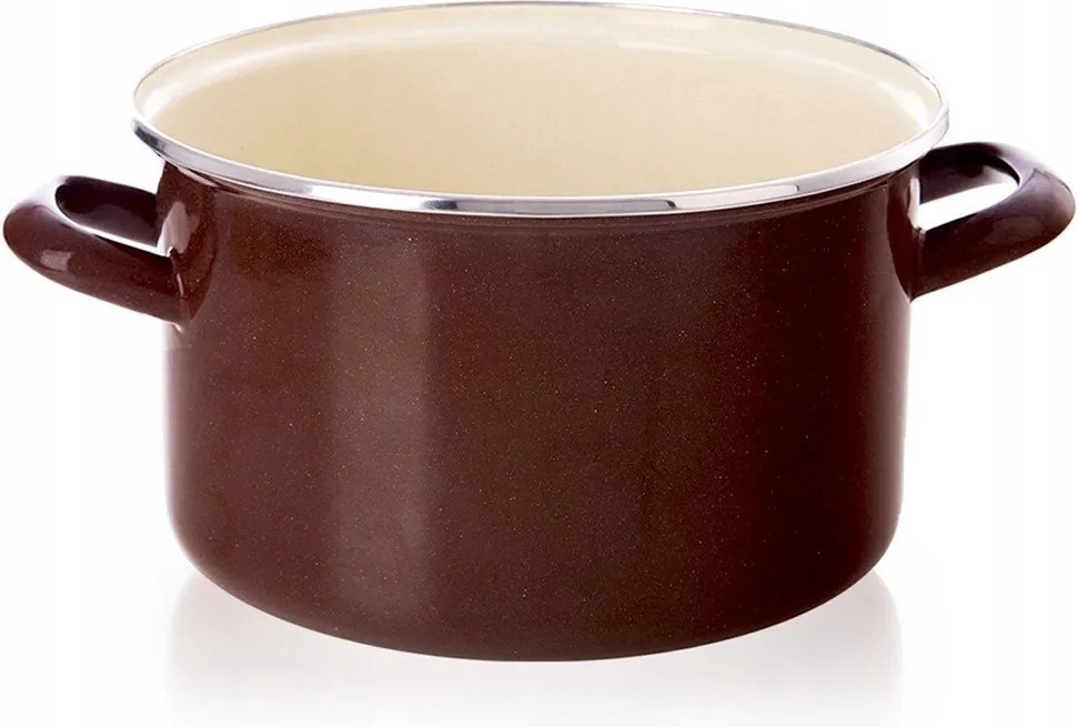 Zománcozott fazék Barna Indukciós Gáz Tömör Orion 20 cm 3 L