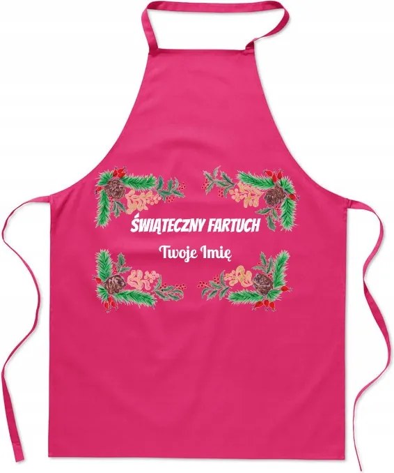 Karácsonyi ajándék Konyhai kötény az Ön neve