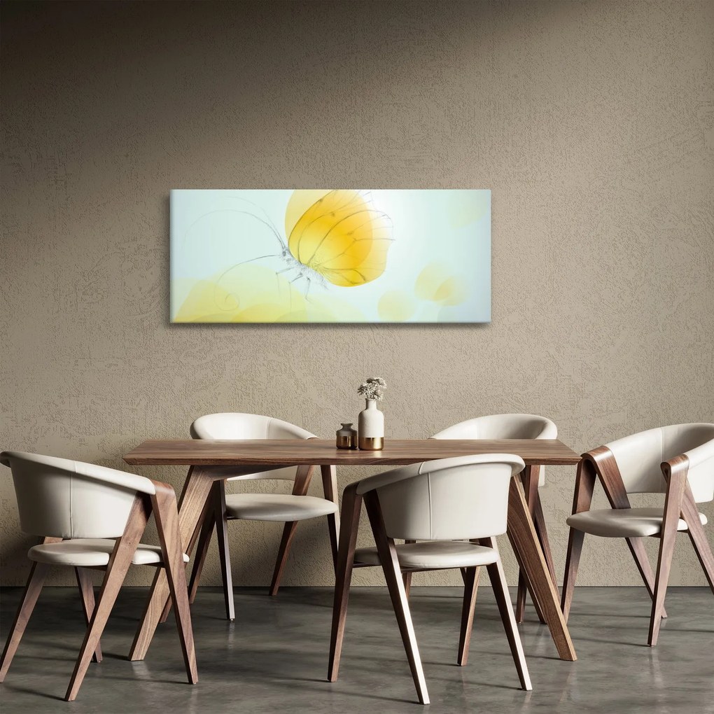Kép - Sárga pillangó (120x50 cm)