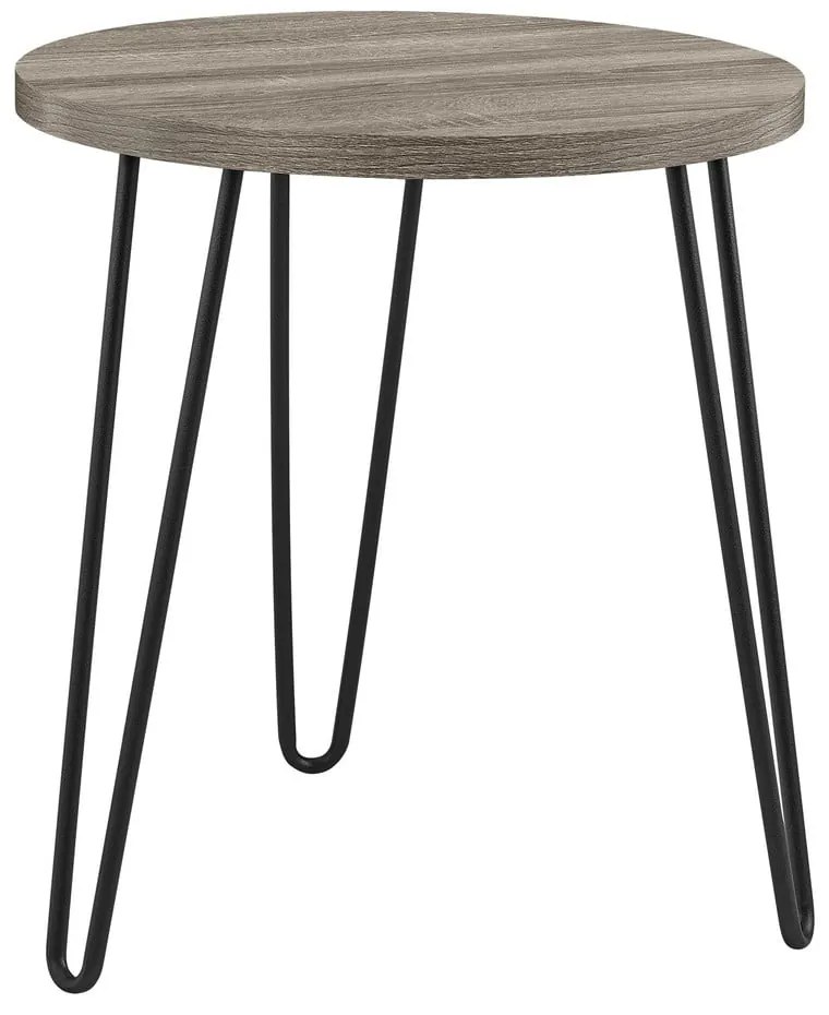 Owen barnásszürke tárolóasztal, ø 50 cm - Støraa