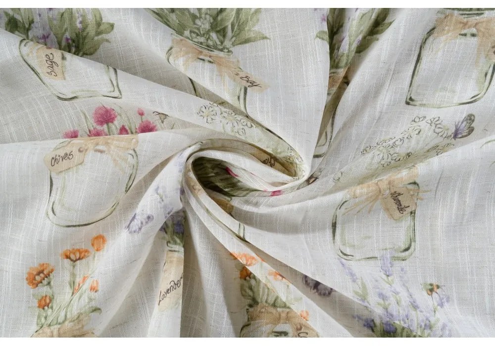 Krémszínű függöny 140x160 cm Cassia – Mendola Fabrics