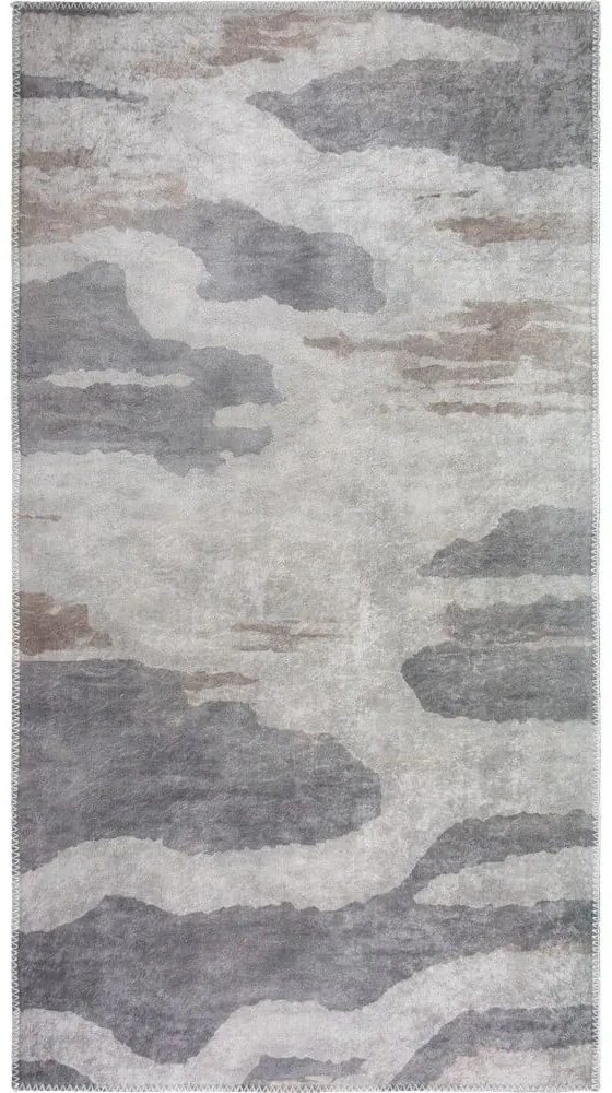Szürke mosható futószőnyeg 80x200 cm City Clouds – Vitaus