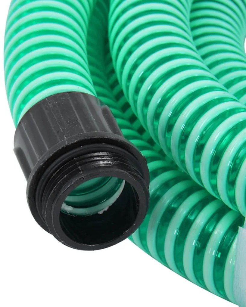 zöld PVC szívótömlő sárgaréz csatlakozókkal 1,1 4 m"