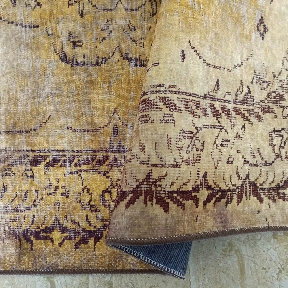 Arany szőnyeg keleti mintával Szélesség: 80 cm | Hossz: 150 cm