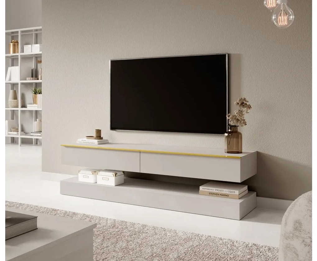 Tv szekrény/asztal Hilde (szürkés bézs). 1099739